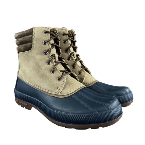 Sperry Top-Sider Cold Bay Taupe Navy Duck Boots STS19553 Men's Size 10 - Picture 4 of 10